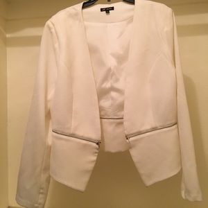 Cream white blazer